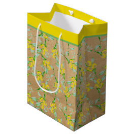 Lemons patroonmedium cadeau medium cadeauzakje