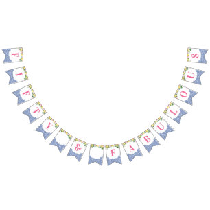 Lemons Positano 50 & Fabulous 50th Birthday Party Vlaggetjes