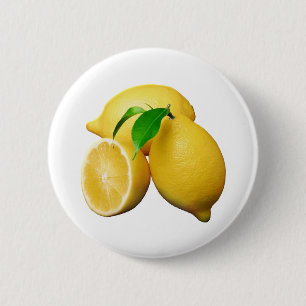 Lemons Ronde Button 5,7 Cm