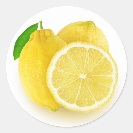 Lemons Ronde Sticker (Voorkant)
