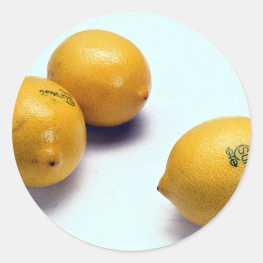 Lemons Ronde Sticker (Voorkant)