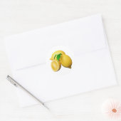 Lemons Ronde Sticker (Envelop)