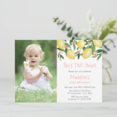 Lemons Roze Afbeelding van de Bond van de Dagen va Kaart (Staand voorkant)