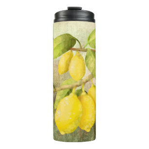 Lemons schilderen thermosbeker