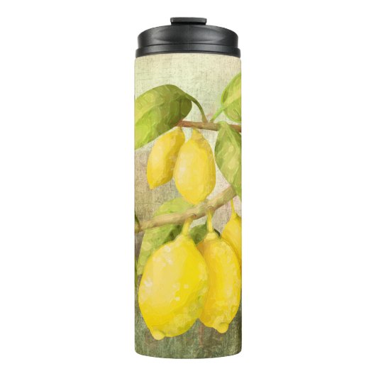 Lemons schilderen thermosbeker (Voorkant)