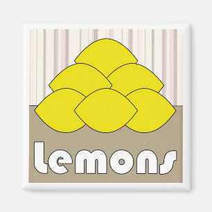 Lemons Series 3 Square Magnet Magneet