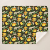 Lemons Sherpa Blanket Sherpa Deken (Voorkant (horizontaal))