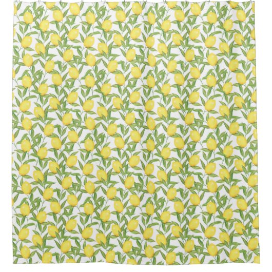 Lemons Shower Curtain Douchegordijn (Voorkant)
