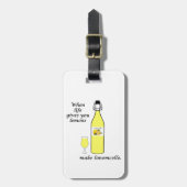 Lemons to Limoncello Bagagelabel (Voorkant verticaal)