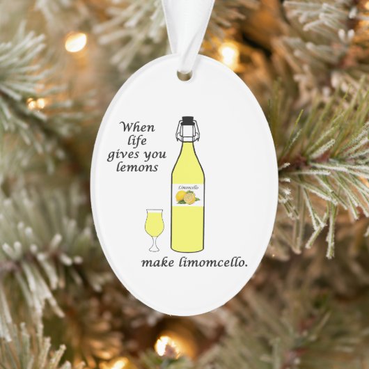 Lemons to Limoncello Ornament (Boom)