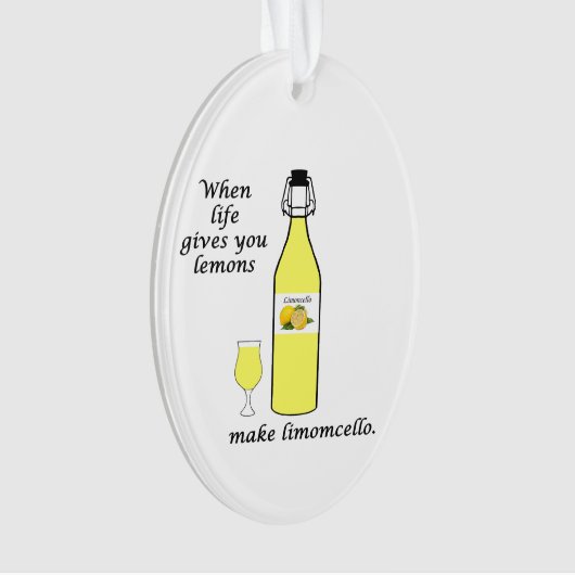 Lemons to Limoncello Ornament (voorkant)