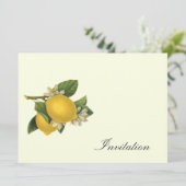 Lemons -  uitnodigingen (Staand voorkant)