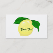 Lemons Visitekaartje (Achterkant)