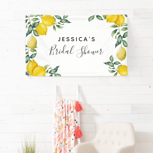 Lemons Vrijgezellenfeest Backdrop Decor Spandoek (Insitu)
