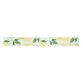 Lemons Waterverf Summer Fruit Pattern on Mint Lint (Voorkant)