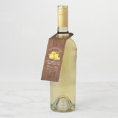 Lemons Wood Limoncello Hartelijk dank Flessenhanger (Schuin)
