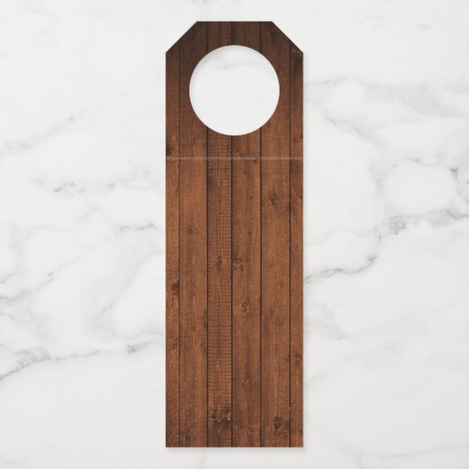 Lemons Wood Limoncello Hartelijk dank Flessenhanger (Achterkant)