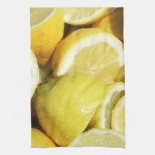 Lemons Yellow Theedoek (Verticaal)