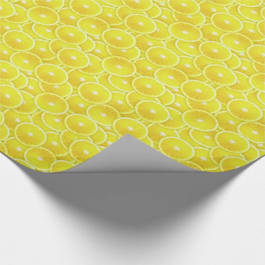 Lemonsegmenten Cadeaupapier (Hoek)