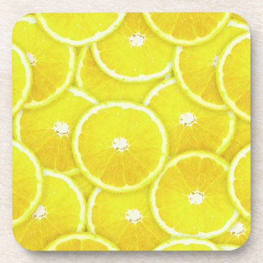 Lemonsegmenten Drankjes Onderzetter (Voorkant)