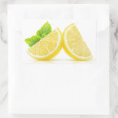 Lemonsegmenten Rechthoekige Sticker (Tas)