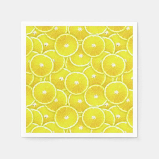 Lemonsegmenten Servetten (Voorkant)