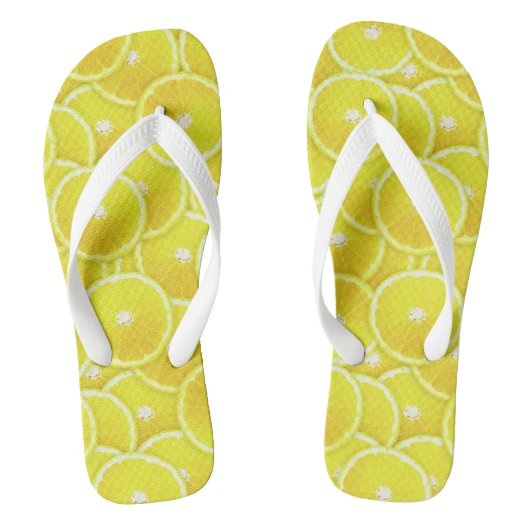 Lemonsegmenten Teenslippers (Voetbed)