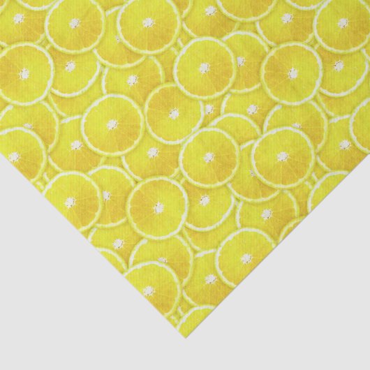 Lemonsegmenten Tissuepapier (Detail)