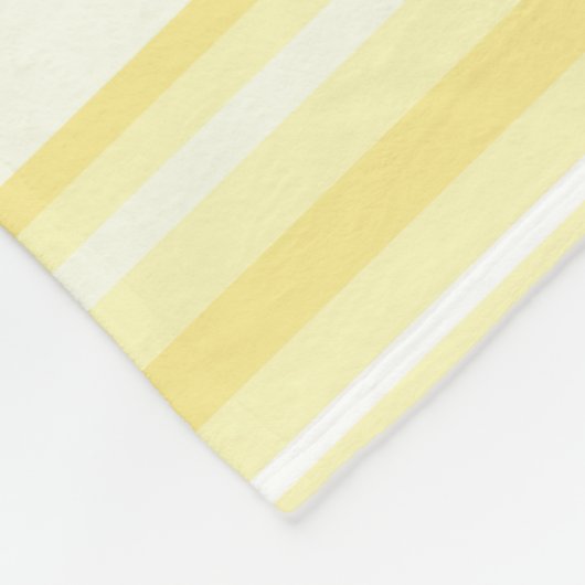 Lemonstrepen Fleece Deken (Hoek)
