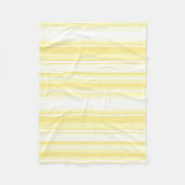 Lemonstrepen Fleece Deken (Voorkant)