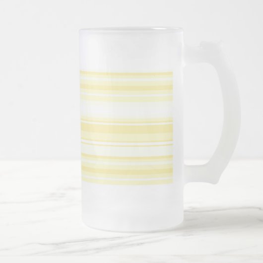 Lemonstrepen Matglas Bierpul (Rechts)
