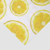 Lemontissuepapier, gele versvruchtenplak tissuepapier (Detail)