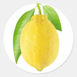 Lemonvruchten Ronde Sticker