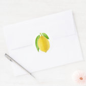 Lemonvruchten Ronde Sticker (Envelop)