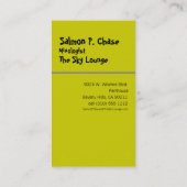 Lemonwater - carte de visite de service (Dos)