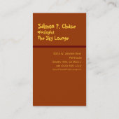 Lemonwater - carte de visite de service (Dos)