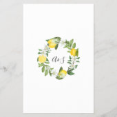 Lemony Naam dat liedje douche spel kaart (Achterkant)