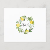 Lemony Wensen voor de Soon om Mrs card te zijn Flyer (Achterkant)