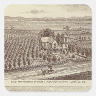 Lemoore, Armona ranches Vierkante Sticker