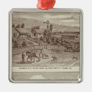 Lemoore Armona rangschikt 2 Metalen Ornament