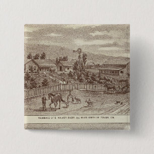 Lemoore Armona rangschikt 2 Vierkante Button 5,1 Cm