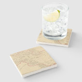 L'Empire des Perses Stenen Onderzetter (Zijkant)