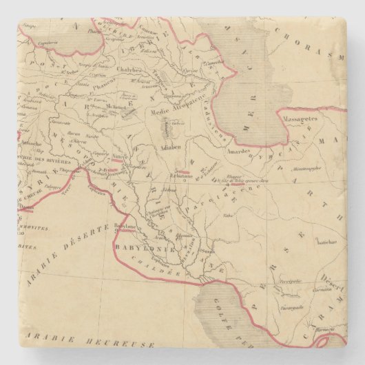 L'Empire des Perses Stenen Onderzetter (Voorkant)