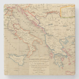 L'Empire Ottoman, l'Italie, 1400 a 1500 Stenen Onderzetter