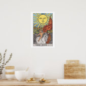 L'Empress Tarot Card Poster Gras Couleur brillante (Cuisine)