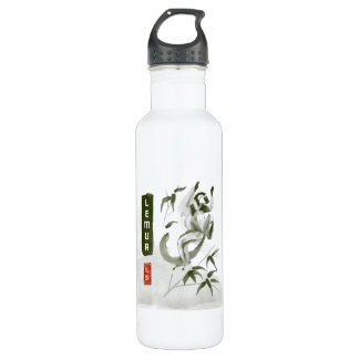 LEMUR 狐 Japanse stijl sumi-e Waterfles