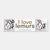Lemur - bumpersticker (Voorkant)