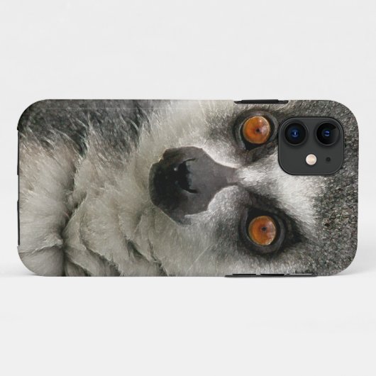 Lemur Case-Mate iPhone Case (Achterkant (horizontaal))