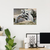 Lemur Cuddles Poster (Thuiskantoor)