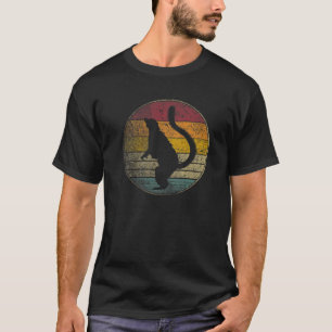 Lemur Dierenvriend dierentuin Natuur Gift Retro St T-shirt